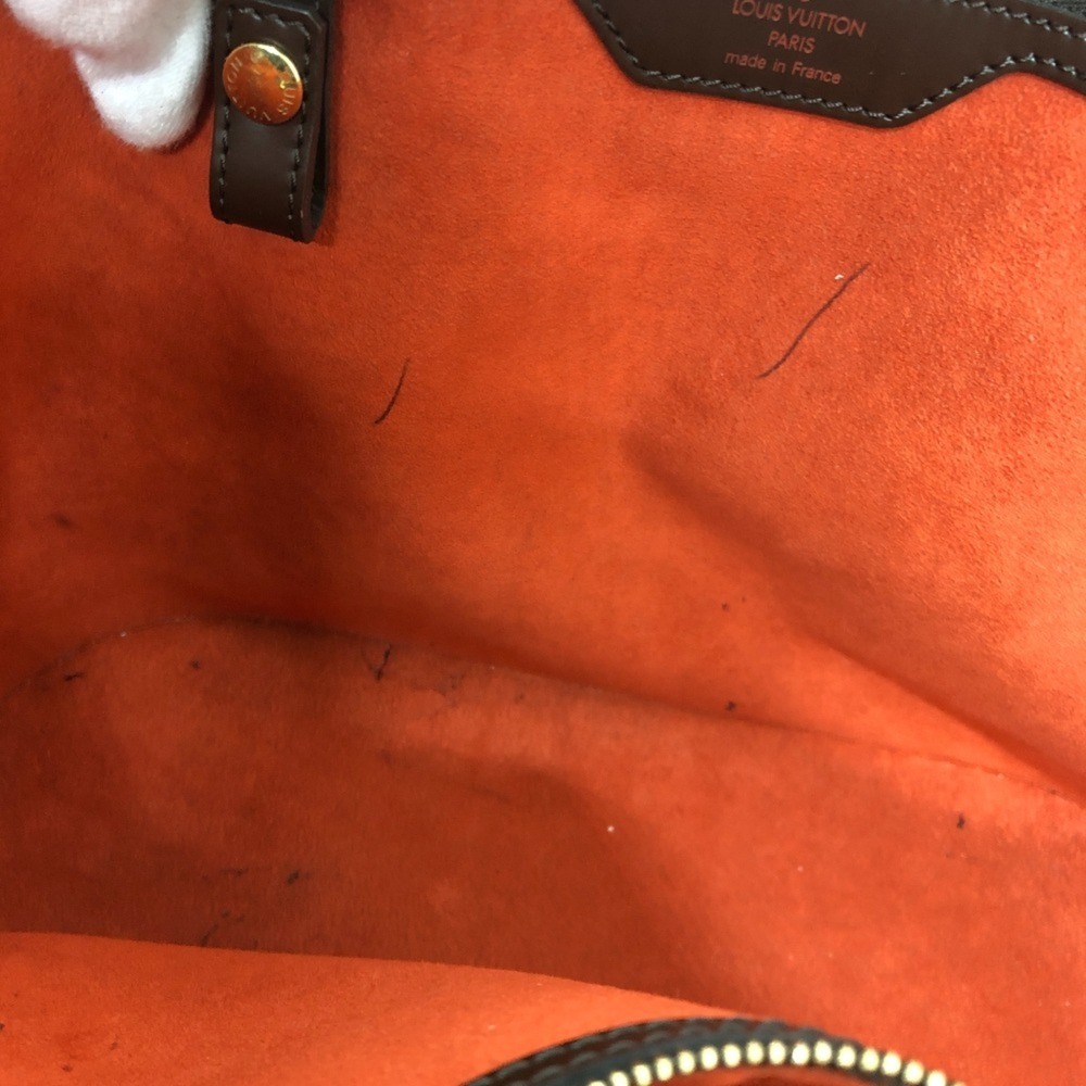 LOUIS VUITTON Brown Damier Canvas Tote Bag - Picture 8 of 13